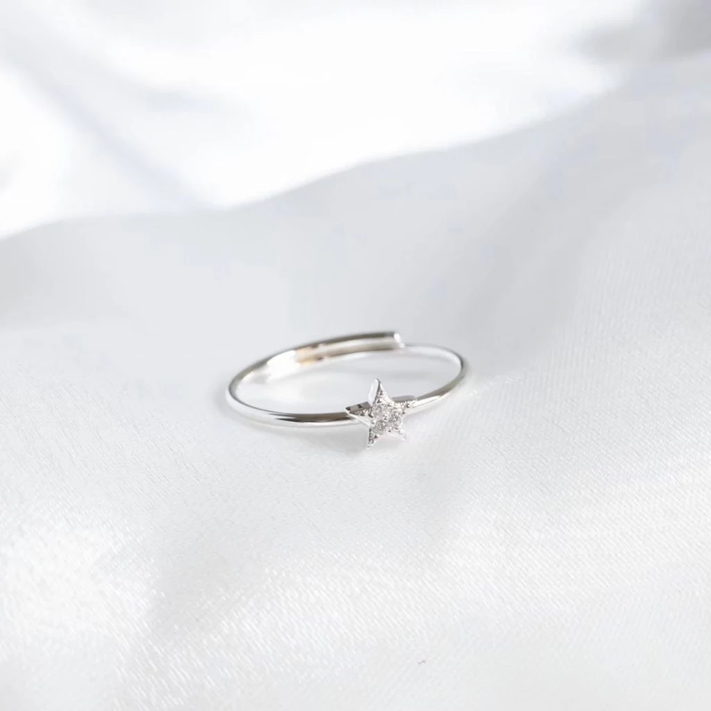 Chimes Adjustable Silver Ring