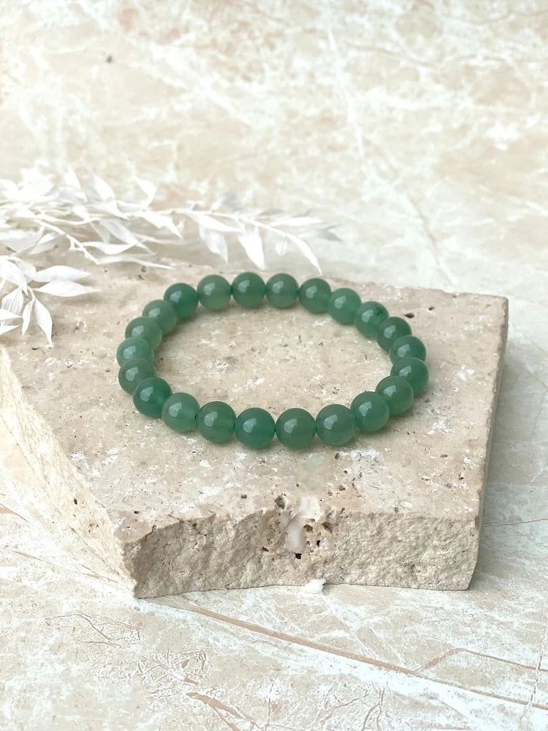 Green Aventurine Bracelet – Luck, Wealth & Opportunity Crystal