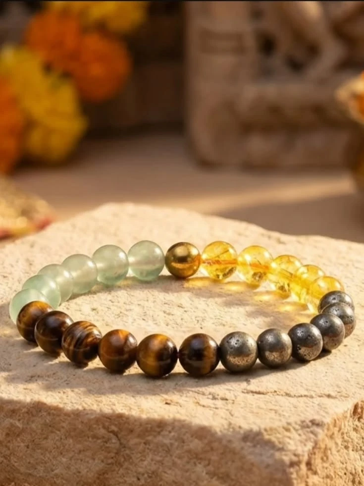 Money Magnet Crystal Bracelet for Wealth, Luck & Prosperity