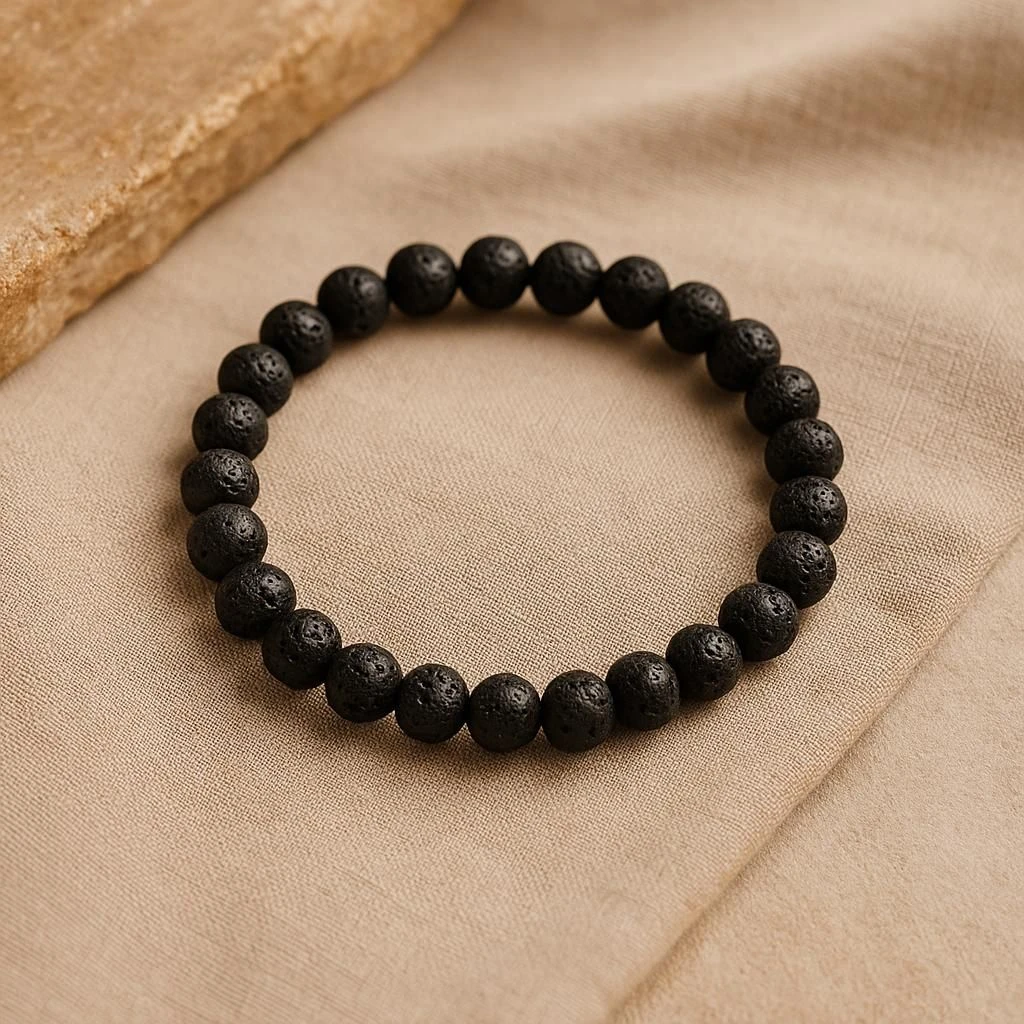 Lava Stone Bracelet – Strength, Grounding & Energy Balance