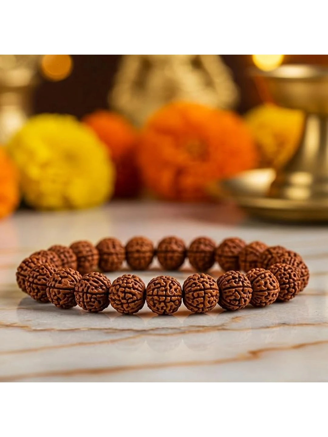 Rudraksha Bracelet – Spiritual Protection, Peace & Positive Energy