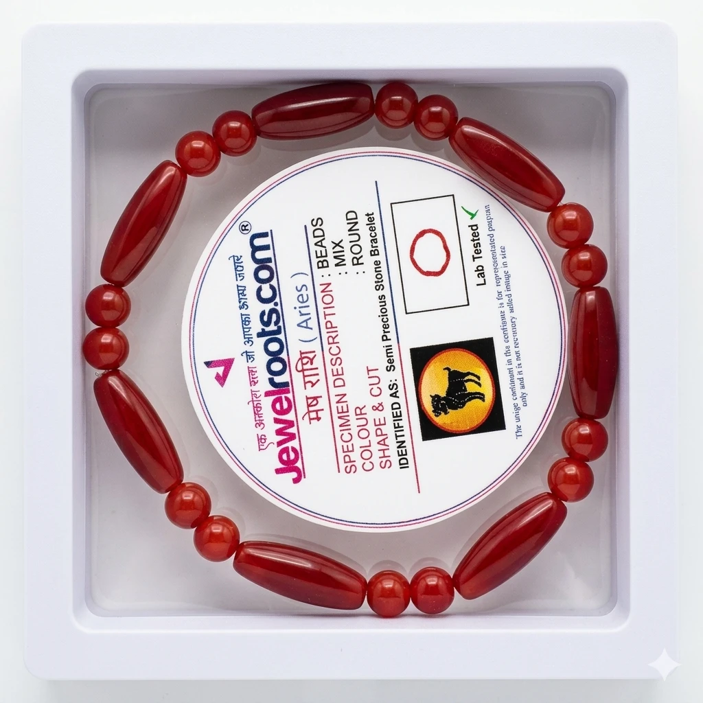 Aries (मेष राशि) Zodiac sign Bracelet for Men & Women – Strength, Energy & Leadership