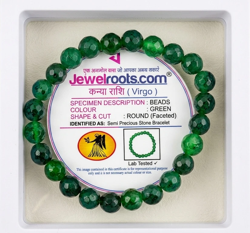 Virgo (कन्या राशि) Zodiac sign Bracelet for Men & Women – Focus, Healing & Positivity