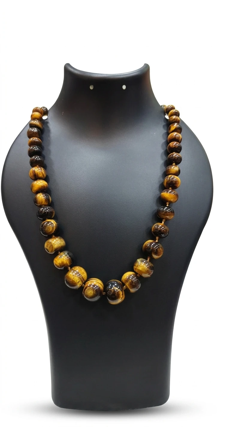 Tiger Eye Necklace – Confidence, Protection & Success Stone