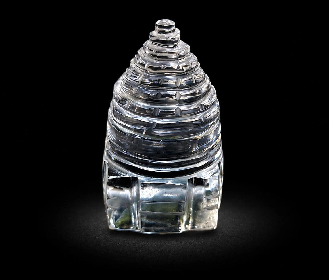 Sphatik Yantra – Natural Crystal Quartz Yantra for Positive Energy, Prosperity and Spiritual Growth
