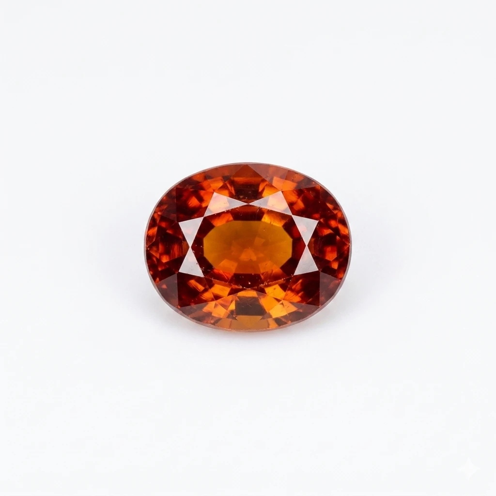 Natural Hessonite Gomed 4.41 Carat – Certified Rahu Stone for Clarity, Confidence and Success