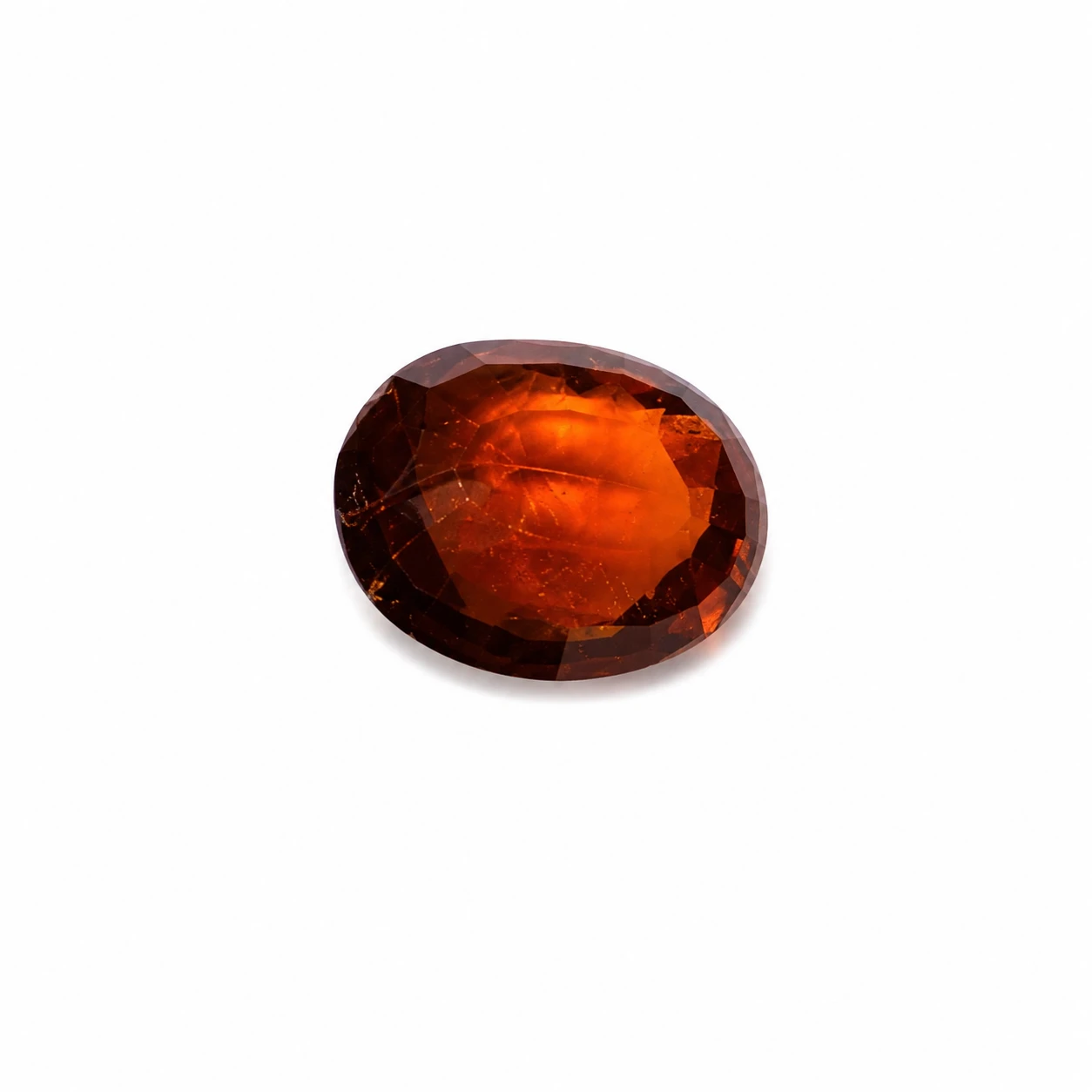 Natural Hessonite Gomed 5.15 Carat – Certified Rahu Stone for Success and Stability