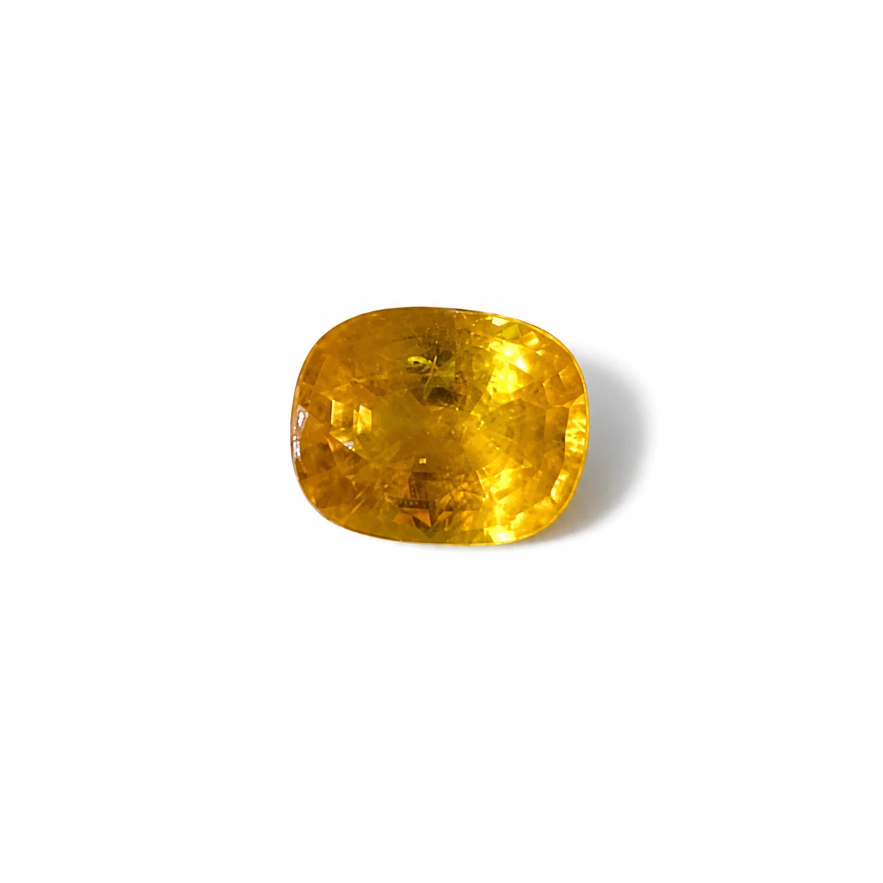 Natural Yellow Sapphire Pukhraj 4.26 Carat – Certified Loose Gemstone for Jupiter Blessings