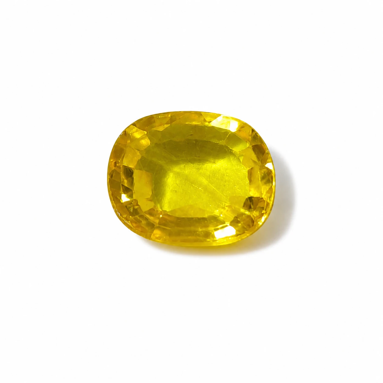 Natural Yellow Sapphire Pukhraj 3.15 Carat – Certified Loose Gemstone for Jupiter
