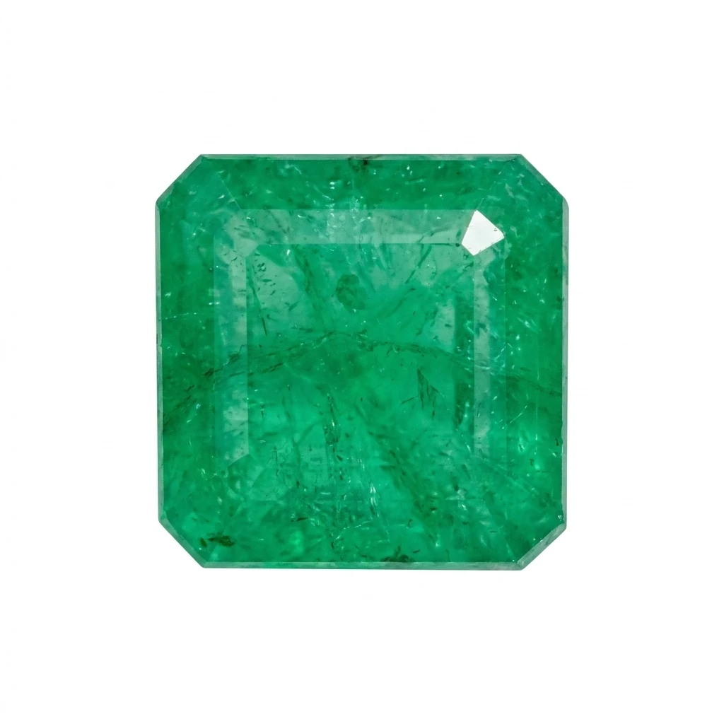 Natural Emerald Panna 6.53 Carat – Certified Mercury Stone for Business and Intelligence